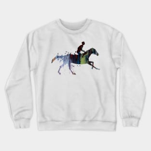 horse and jockey Crewneck Sweatshirt